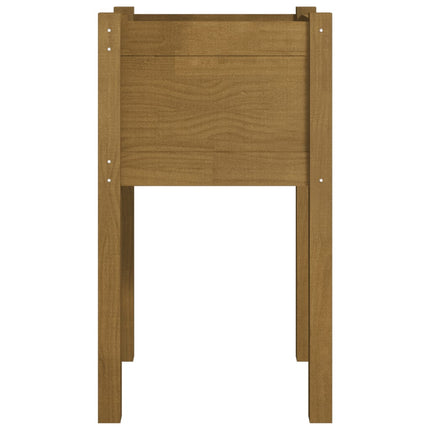 Fioriere da Giardino 2 pz Ambra 40x40x70 cm in Legno di Pino