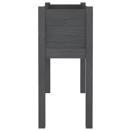 Fioriere da Giardino 2 pz Grigie 70x31x70 cm in Legno di Pino