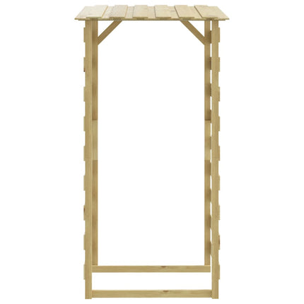 Pergola con Tetto 100x90x200 cm in Legno di Pino Impregnato