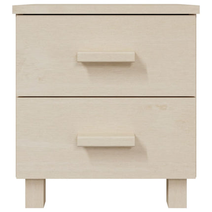 Comodino HAMAR ambra 40x35x44,5 cm in Legno Massello di Pino