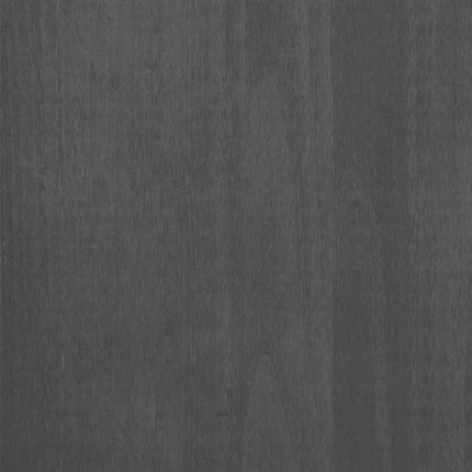 Credenza Grigio Scuro 113x40x80 cm in Legno Massello di Pino