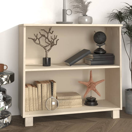 Credenza HAMAR ambra 85x35x80 cm in Legno Massello di Pino