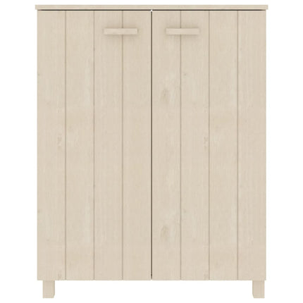 Scarpiera HAMAR ambra 85x40x108 cm in Legno Massello di Pino