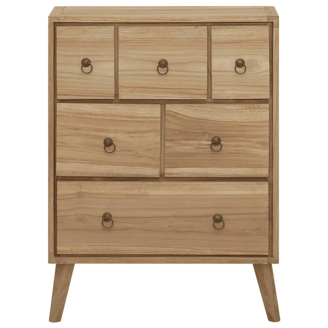 Cassettiera 56x30x80 cm in Legno Massello di Teak
