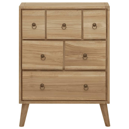 Cassettiera 56x30x80 cm in Legno Massello di Teak