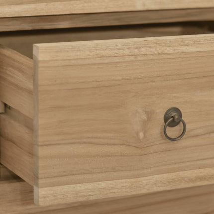 Cassettiera 56x30x80 cm in Legno Massello di Teak