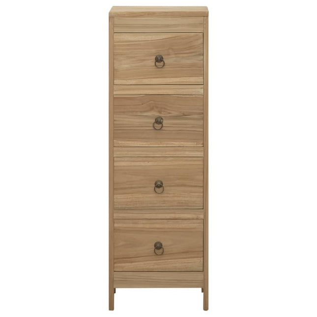 Cassettiera 30x30x90 cm in Legno Massello di Teak