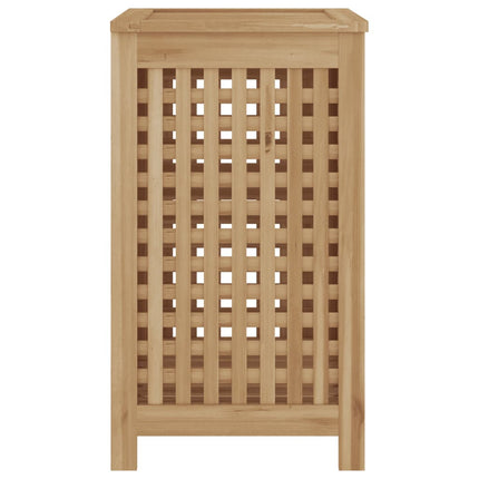 Cesto del Bucato 50x35x60 cm in Legno Massello di Teak