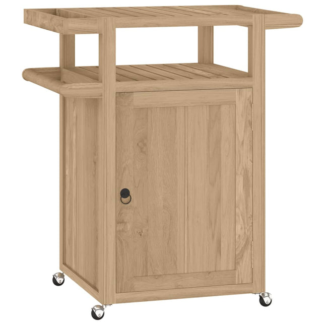 Carrello da Bar 70x50x90 cm in Legno Massello di Teak