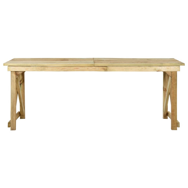 Tavolo da Giardino 200x79x75 cm in Legno di Pino Impregnato