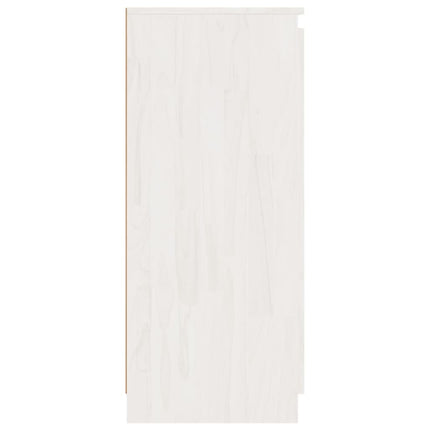 Credenze 3 pz in Legno Massello di Pino Bianco