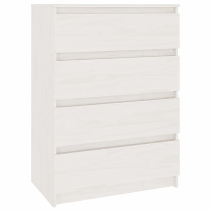 Credenze 3 pz in Legno Massello di Pino Bianco