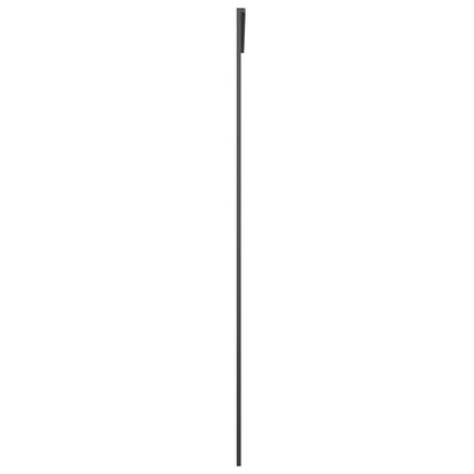 Porta Scorrevole Nera 102,5x205 cm in Vetro ESG e Alluminio