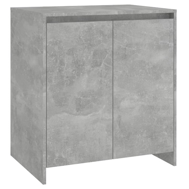 Credenza Grigio Cemento 70x41x75 cm in Legno Multistrato