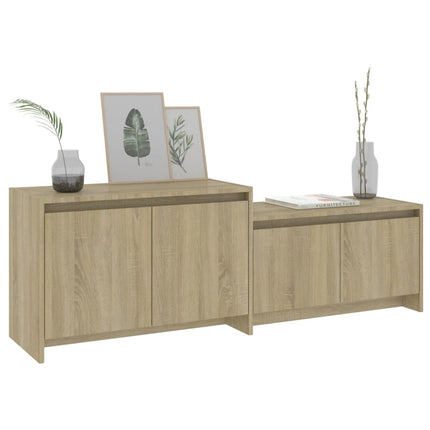 Mobile TV Rovere Sonoma 146,5x35x50 cm in Truciolato