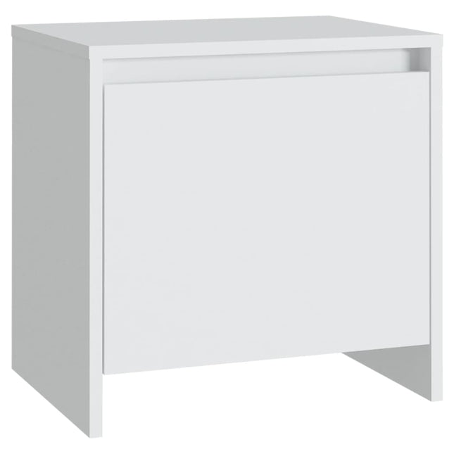 Comodino Bianco 45x34x44,5 cm in Truciolato