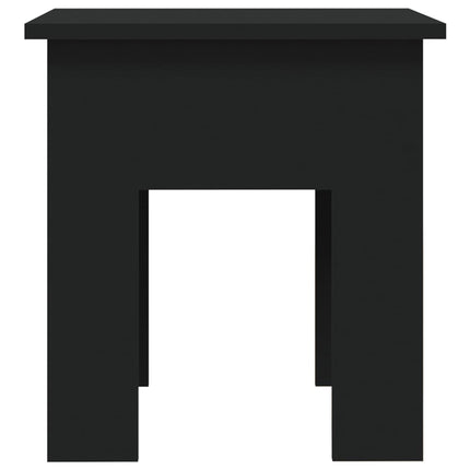 Tavolino da Salotto Nero 40x40x42 cm in Truciolato