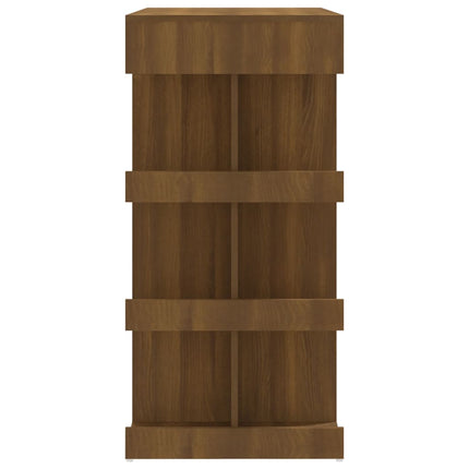 Tavolo Bar con Ripiano Rovere Marrone 100x50x101,5cm Truciolato