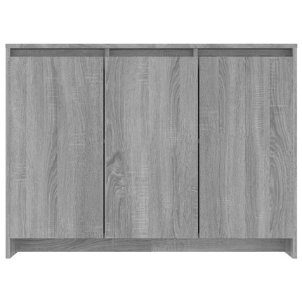 Credenza Grigio Sonoma 102x33x75 cm in Truciolato