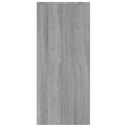 Credenza Grigio Sonoma 102x33x75 cm in Truciolato