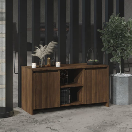 Mobile Porta TV Rovere Marrone 102x37,5x52,5 cm in Truciolato
