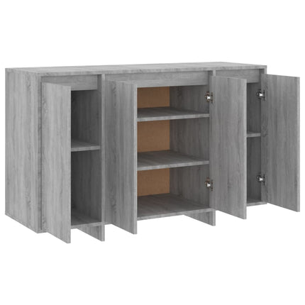 Credenza Grigio Sonoma 120x41x75 cm in Truciolato