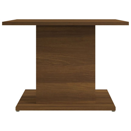 Tavolino da Salotto Rovere Marrone 55,5x55,5x40cm in Truciolato