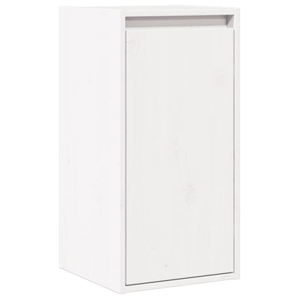 Pensile Bianco 30x30x100 cm in Legno Massello di Pino