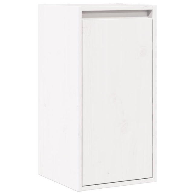 Pensile Bianco 30x30x100 cm in Legno Massello di Pino