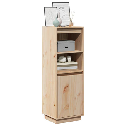 Credenza 37x34x110 cm in Legno Massello di Pino