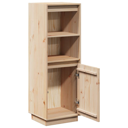 Credenza 37x34x110 cm in Legno Massello di Pino