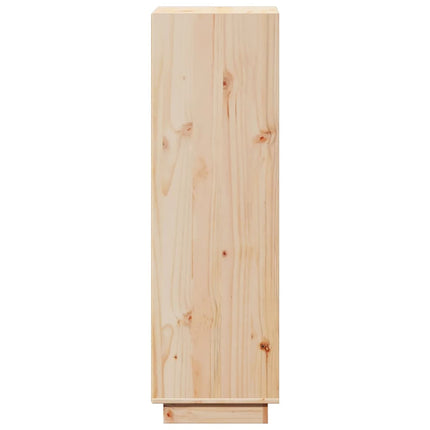 Credenza 37x34x110 cm in Legno Massello di Pino