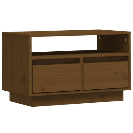 Mobile Porta TV Ambra 60x35x37 cm in Legno Massello di Pino
