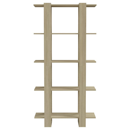 Libreria/Divisorio Rovere Sonoma 80x30x160 cm in Truciolato