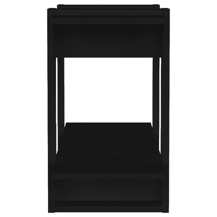 Libreria/Divisorio Nero 80x30x51 cm