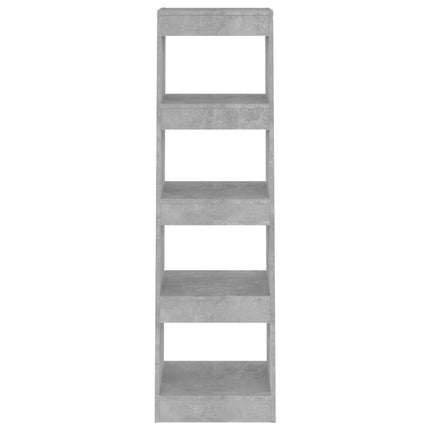 Libreria/Divisorio Grigio Cemento 40x30x135 cm