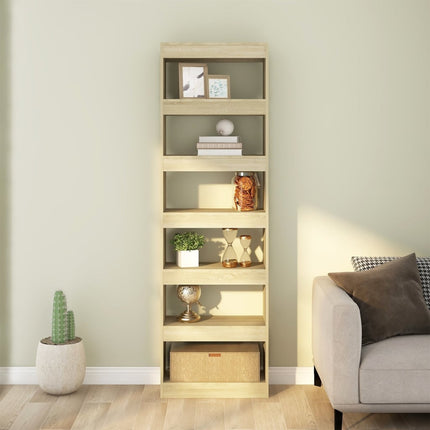 Libreria/Divisorio Rovere Sonoma 60x30x198 cm