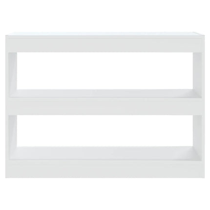 Libreria/Divisorio Bianco 100x30x72 cm