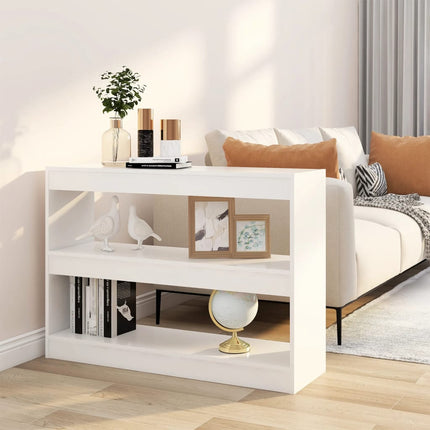 Libreria/Divisorio Bianco 100x30x72 cm