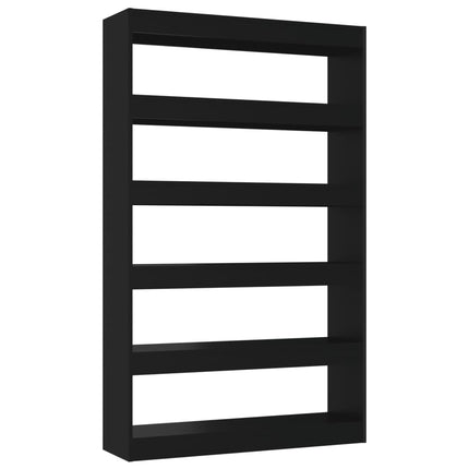 Libreria/Divisorio Nero 100x30x166 cm