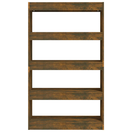 Libreria/Divisorio Rovere Fumo 80x30x135 cm in Truciolato