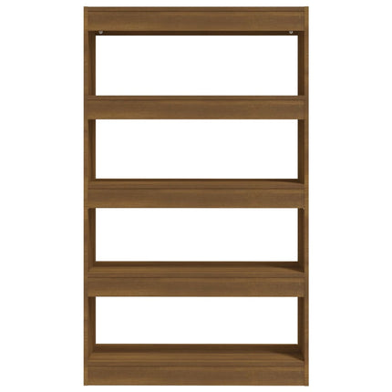 Libreria/Divisorio Rovere Marrone 80x30x135 cm in Truciolato