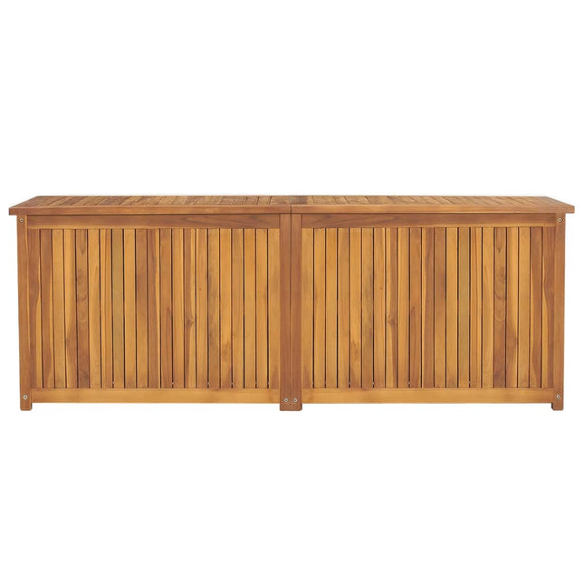 Cassa da Giardino 150x50x55 cm in Legno Massello di Teak
