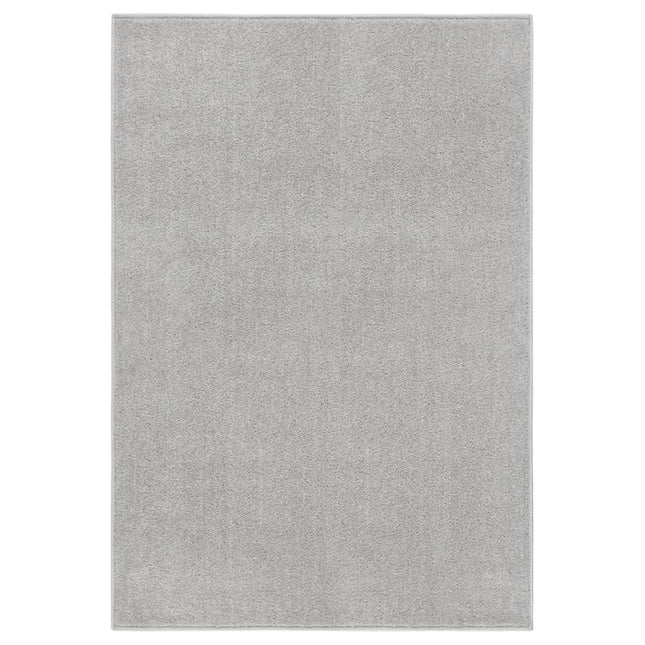 Tappeto a Pelo Corto 160x230 cm Grigio Chiaro