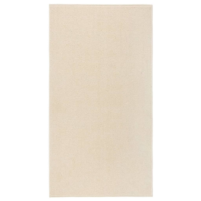 Tappeto a Pelo Corto 80x150 cm Crema