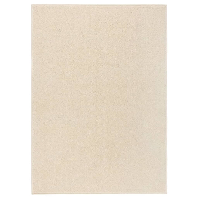 Tappeto a Pelo Corto 120x170 cm Crema