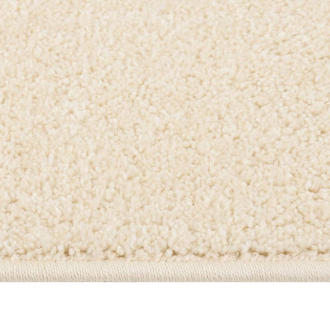 Tappeto a Pelo Corto 120x170 cm Crema
