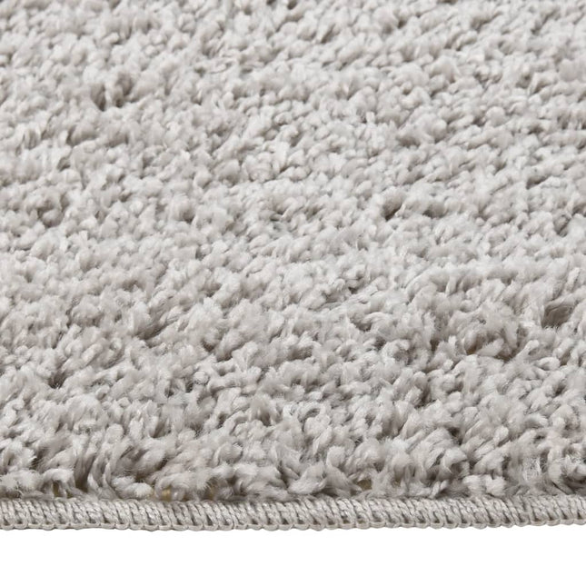 Tappeto Shaggy Grigio Chiaro 80x150 cm Antiscivolo