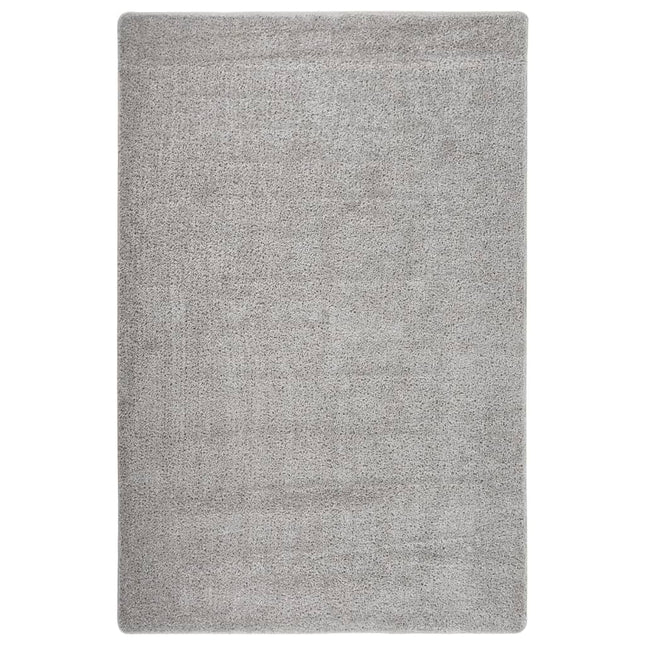 Tappeto Shaggy Grigio Chiaro 200x290 cm Antiscivolo