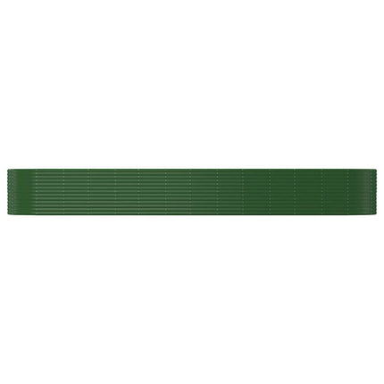 Letto Giardino Acciaio Verniciato Polvere 554x100x68cm Verde